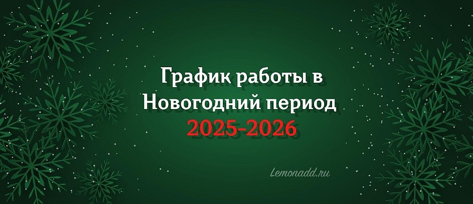 График работы в Новогодний период 25-26