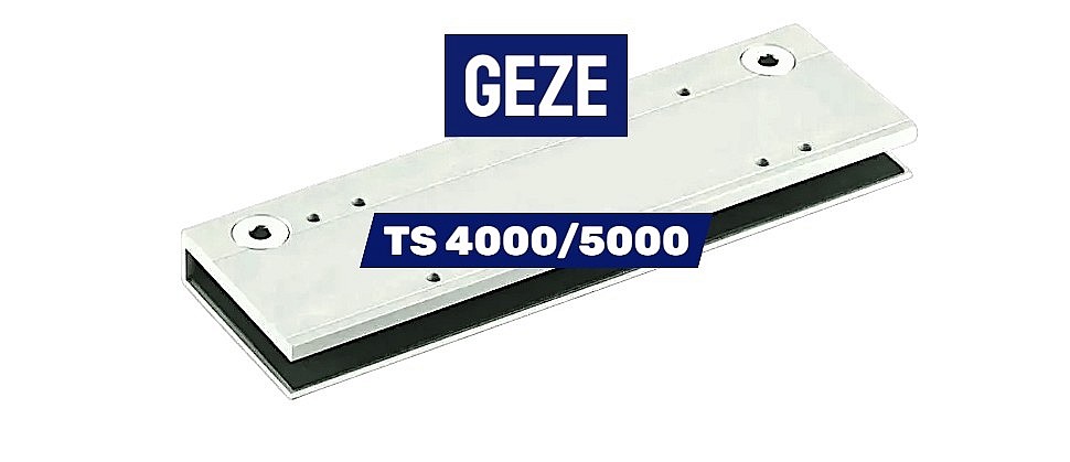 Монтажная пластина на стекло для GEZE TS 4000 / TS 5000