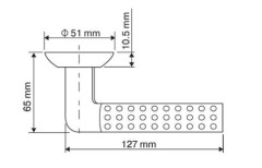 RENZ DH 36-08 SN/NP Венеция ник.мат/ник.блест. Комплект ручек (20)