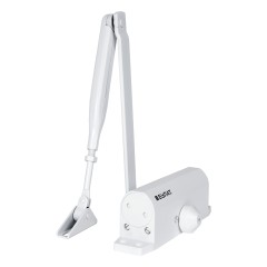 БУЛАТ Доводчик дверной ARCTIC ДД 502/4 DA-W (60-120 кг) белый, морозостойкий (10)