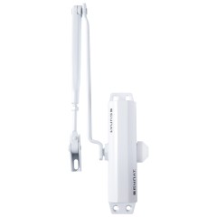 БУЛАТ Доводчик дверной ARCTIC ДД 502/4 DA-W (60-120 кг) белый, морозостойкий (10)