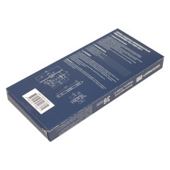 АЛЛЮР АРТ 5300-P SB мат.золото без ц/м Замок врезной (40)