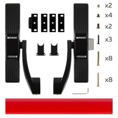 Ручка-штанга нажимная AP.1700B push-bar (ANTI-PANIC 1700В) накладной для одно/двуствор. дверей