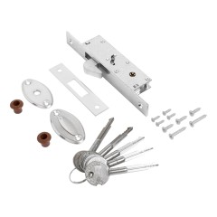 БУЛАТ  ЗВ 1-1К.20.00.20.04 (72-K-CR) хром 5кл. Замок врезной б/руч (48)