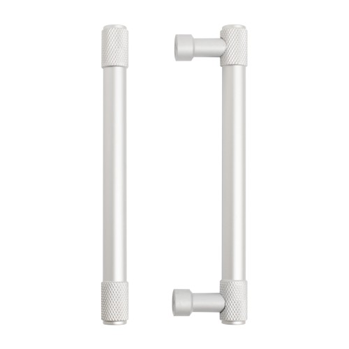 StahlBuro AP2307-128 2шт., W матовый белый хром. Ручка-скоба мебельная (15, 150)