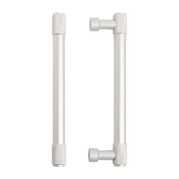 StahlBuro AP2307-128 2шт., W матовый белый хром. Ручка-скоба мебельная (15, 150)