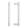 StahlBuro AP2307-128 2шт., W матовый белый хром. Ручка-скоба мебельная (15, 150)