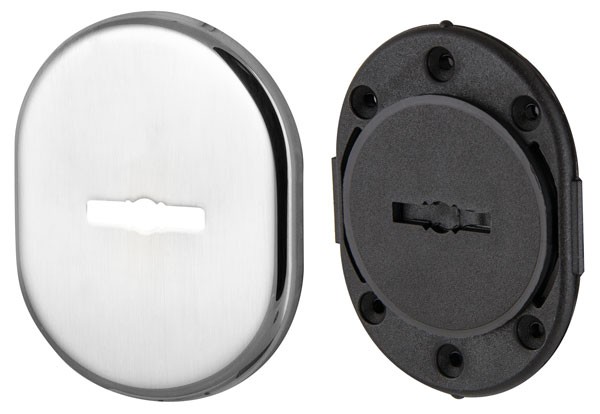 Декоративная накладка на сувальдный замок со шторкой PS-DEC CT (ATC Protector 1) CP-8 Хром