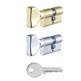 Евроцилиндр DORMA серия STANDARD 150F (DEC-150) (ключ-вертушка)