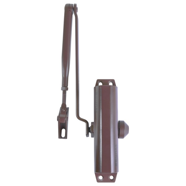 БУЛАТ Доводчик дверной ARCTIC ДД 502/4 DA-С (60-120 кг) коричневый, морозостойкий (10)