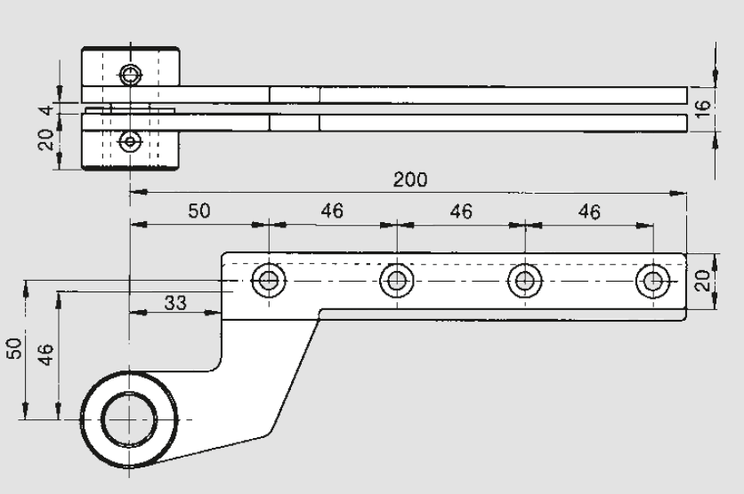dormakaba Factory OUTLET Планка 7411 K/56, screw-on type