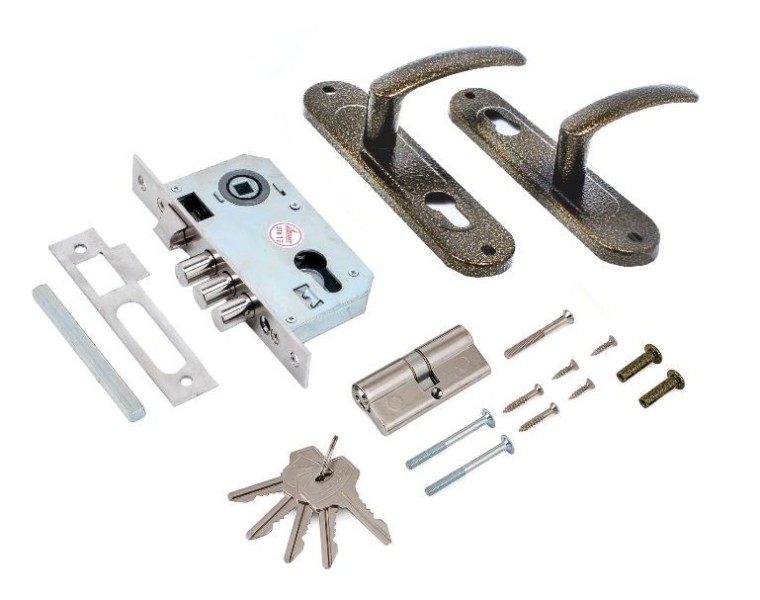 Д-град Зенит ЗВ7-60.1-02 бронза Замок врезной с/руч (15)