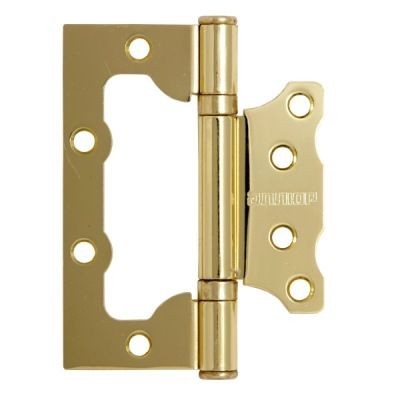 АЛЛЮР 100х75 2BB BP БЛИСТЕР 2,5мм латунь Петля накладная без врезки 2 шт (50,25)