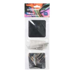 Сантехническая завертка к ручкам АЛЛЮР АРТ BK-S1 BL / BL(411515) матовый черный (100,10)