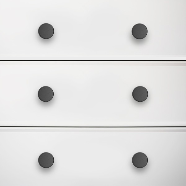 StahlBuro AP2704 2шт., BL матовый черный. Ручка-кнопка мебельная (25, 250)