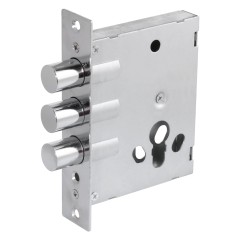 АЛЛЮР ЗВ1-06А без ц/мех.б/о для кит.металл.дверей Замок врезной б/руч (20)