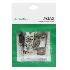 Защелка врезная METLM45-8 BL черный