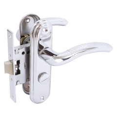 БУЛАТ ЗЩ1-Д01.04 АЛЬФА хром с фиксацией Защелка (12)