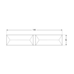 АЛЛЮР 20х140А с/подш капл. шарнир-петля под сварку (10,60)