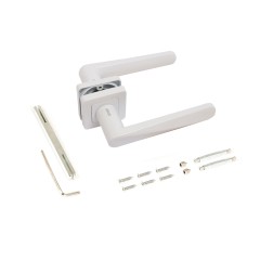 АЛЛЮР АРТ &quot;КОЛОМБО&quot; W / W матовый белый (23110) Комплект ручек (20)