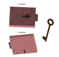 Герион ЗПУ-РУ левый для электроподстанций Замок накладной (25,20)