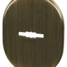 Накладка на сувальдный замок ESC.S.SF/OV.475 (ESC 475) AB зелёная бронза