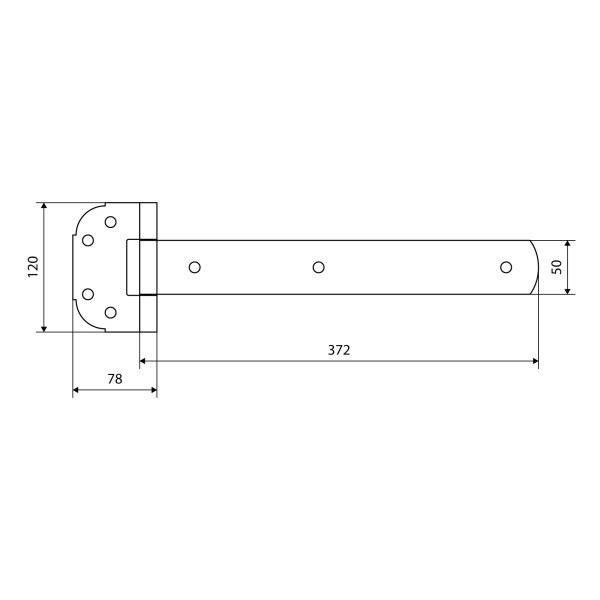 Навес-стрела ПС-370 без покр. Упакованная (10)