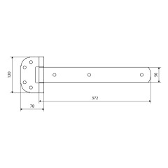 Навес-стрела ПС-370 без покр. Упакованная (10)