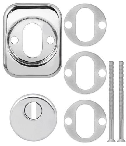Броненакладка DEF.XL/K-EXT.4286 (DEF 4286 SQ XL) CP-8 хром