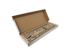 dormakaba ED Стандартная тяга 225 мм, серебристая