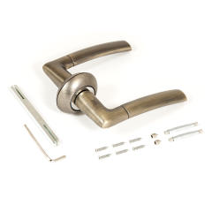 АЛЛЮР АРТ &quot;СТАРК&quot; MAB (1430) мат.бронза С НАКЛАДКОЙ Комплект ручек (20)