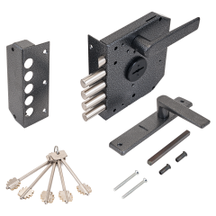 Герион &quot;Эталон НР&quot; ЗЩ Правый для внутр..дв. с/ручкой 5кл Замок накладной тяж. (3,5)