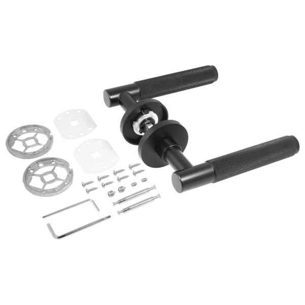 ALLUR ART COLLECTION "UNICO" BLACK (51150) мат.черный Комплект ручек (20)