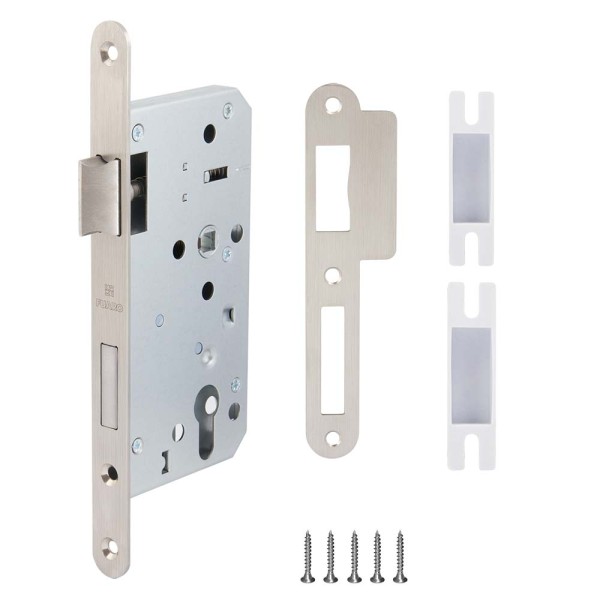 Замок врезной DD.INOX/C-55.72 (лиц.планка 20 мм)