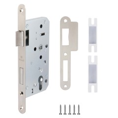 Замок врезной DD.INOX/C-55.72 (лиц.планка 20 мм)