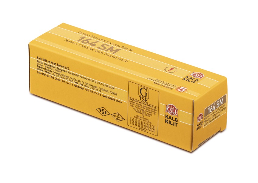 Цилиндровый механизм с вертушкой 164 SM/90 (35+10+45) mm никель 5 кл.