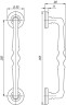 Ручка-скоба PULL.SM250.PALAZZO RB-10 (PALAZZO PULL SM) французское золото