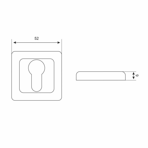 Накладка для ц/м АЛЛЮР АРТ ET-S1 BL / BL(421515) матовый черный (100,10)
