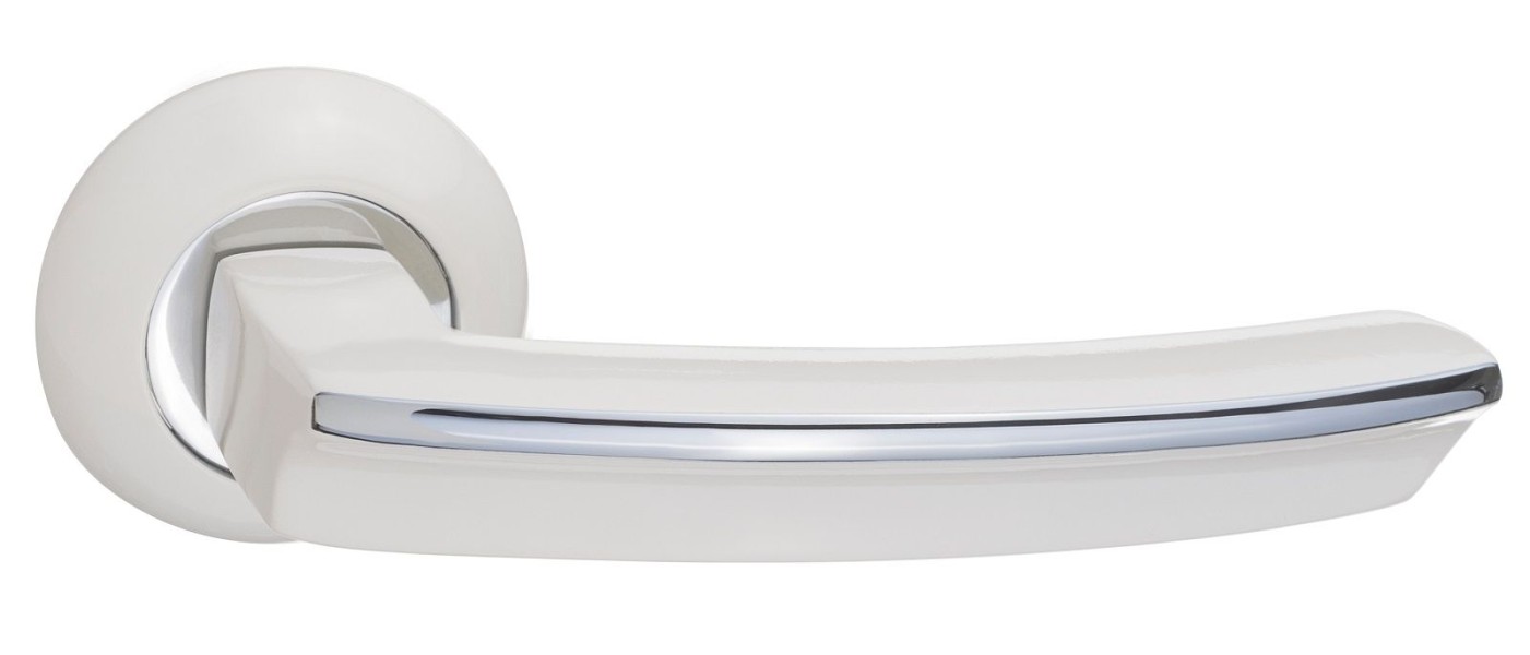 RENZ DH 428-08 W/CP Ровиго белый/хром блест. Комплект ручек (20)