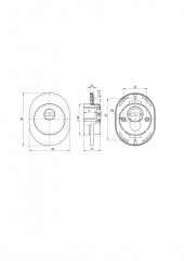 Броненакладка DEF.ECO/OV.4825 (DEF 4825 eco) CP-8 хром