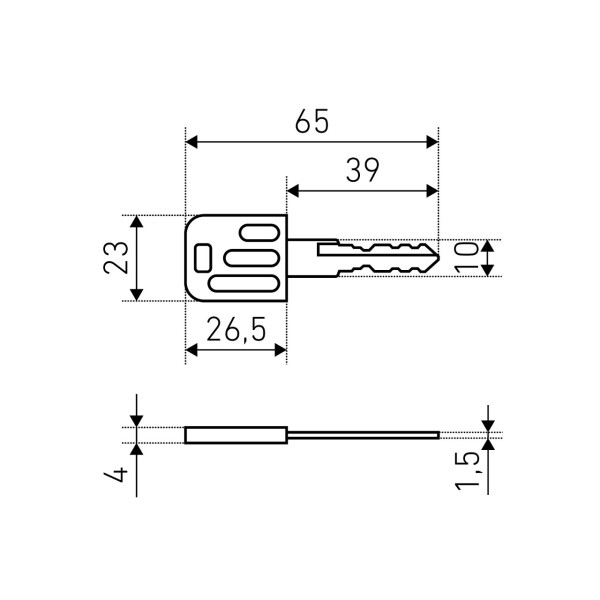 БУЛАТ ВС 217 (d22*1500) 3кл. Замок велосипедный тросовый (12,2)