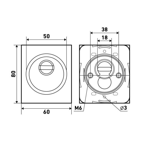 Броненакладка для ц/м БУЛАТ БНД 02.02 ФЕРОНА матовый черный (40)