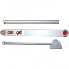 dormakaba ED Стандартная тяга 500 мм, серебристая