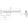 БУЛАТ Доводчик дверной PROFI (ПРОФИ) ДД 802/5 BH-B (25-120 кг) черный со скольз.тяг, морозостойкий