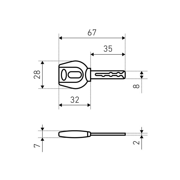 БУЛАТ ВС 257 (d18*1200) 3кл. Замок велосипедный тросовый (24,6)