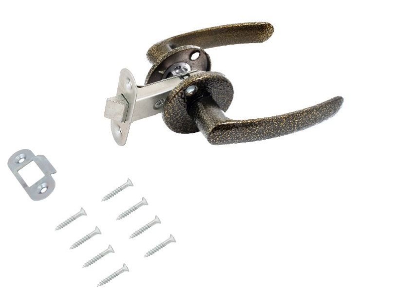 Д-град Зенит ЗЩ2 бронза Защелка дверная (30)