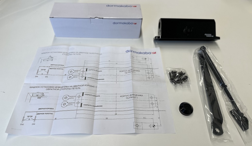 dormakaba (DORMA) TS FROST I EN4/5 (дверной доводчик в комплекте с рычагом)