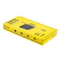 СТАНДАРТ 189-4MF-5К CP хром крест.ключ Замок врезной б/руч (30)