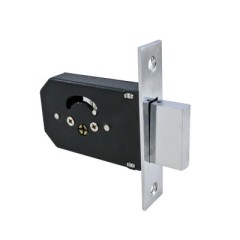 СТАНДАРТ 955-5К CP хром крест.ключ Замок врезной б/руч (60)