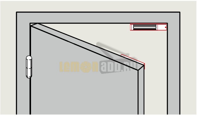 Электромагнитный замок dormakaba EM 5300-GL AH